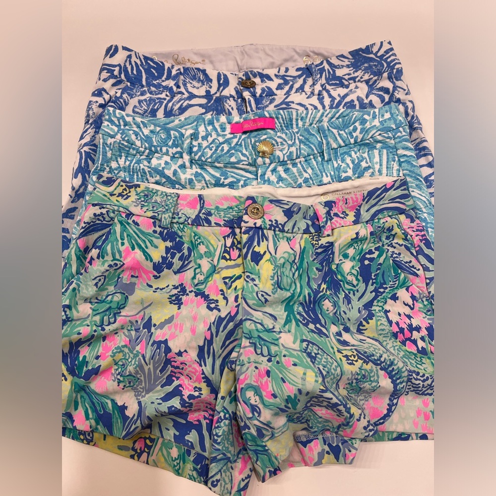Lilly Pulitzer women’s shorts size 6 - bundle of 3 pairs